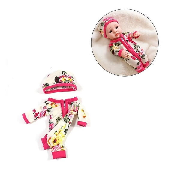 12 Inch Baby Doll Clothes Set,AlevRam Doll Outfits Doll Jumpsuits, Hats & Sleepwear | Fits American Girl, 12" Dolls | Doll Accessories & Clothing
