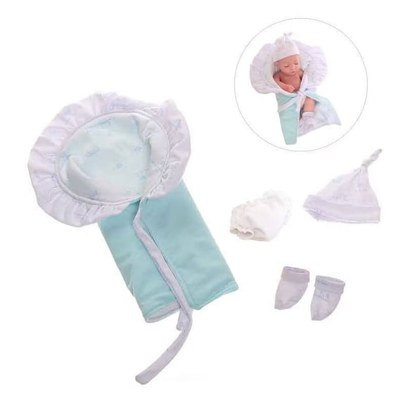 12 Inch Baby Doll Clothes Set,AlevRam Doll Outfits Doll Jumpsuits, Hats & Sleepwear | Fits American Girl, 12" Dolls | Doll Accessories & Clothing