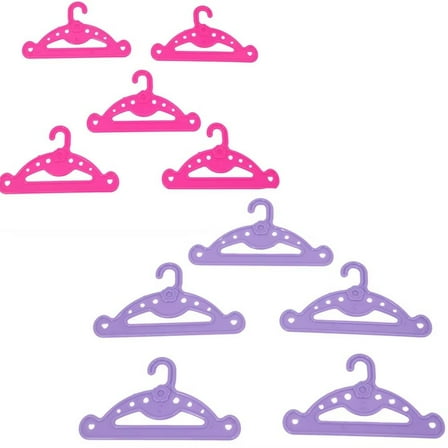 A-Waroom Doll Hangers Set of 10 Plastic Hangers for 18 inch Doll Clothes