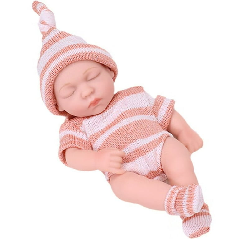 A-Waroom Realistic Newborn Baby Dolls,MINI Real Life Sleeping Baby