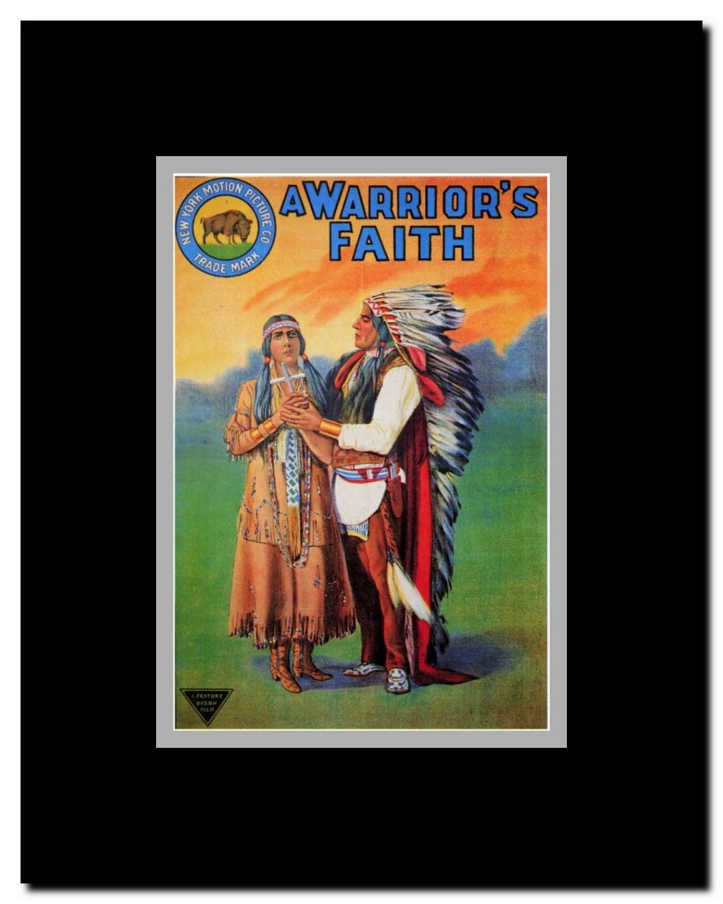 A Warrior's Faith Framed Movie Poster