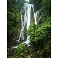 thumbnail image 1 of A Waterfall & Lush Foliage - Tanna Island Vanuatu Poster Print, 1 of 1
