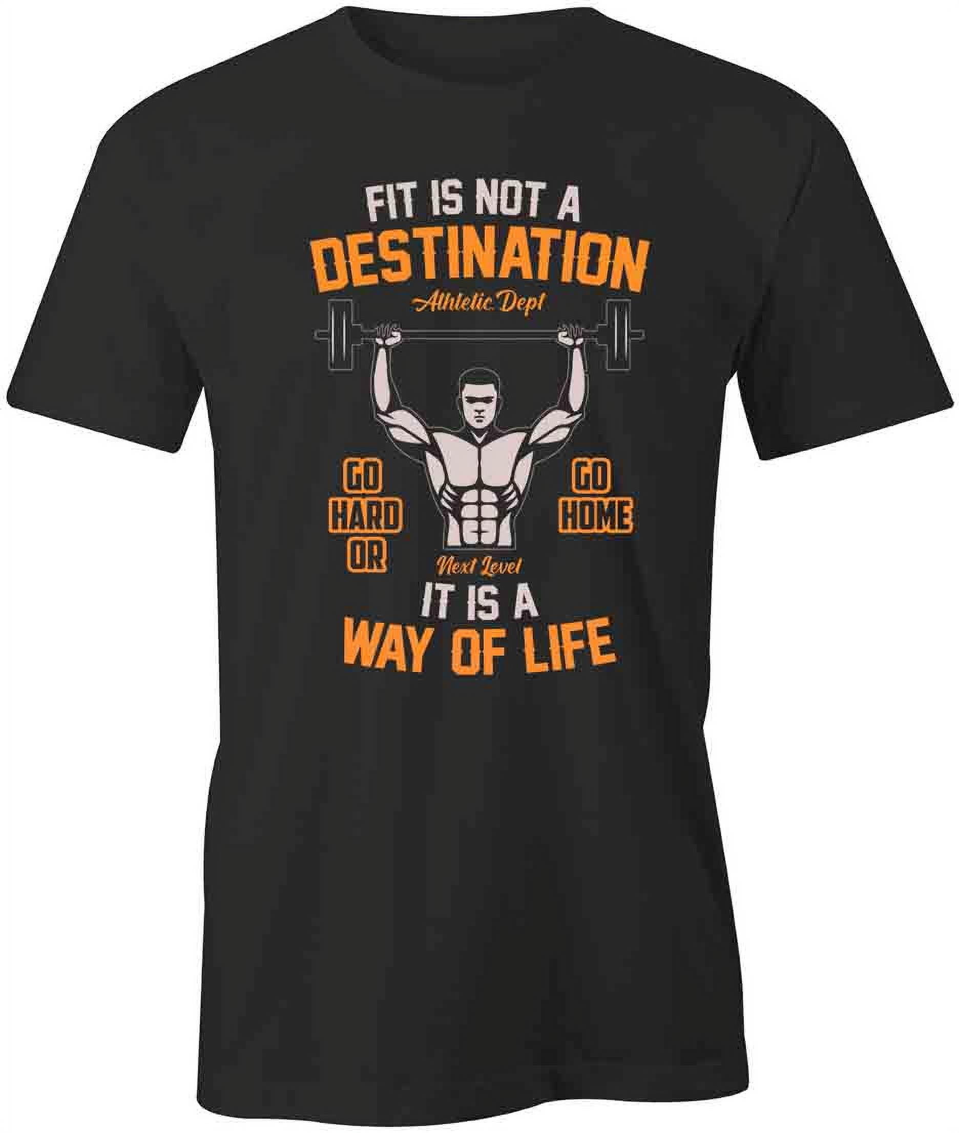 A Way Of Life T-Shirt | Motivational Workout Black Tee Gift - Walmart.com