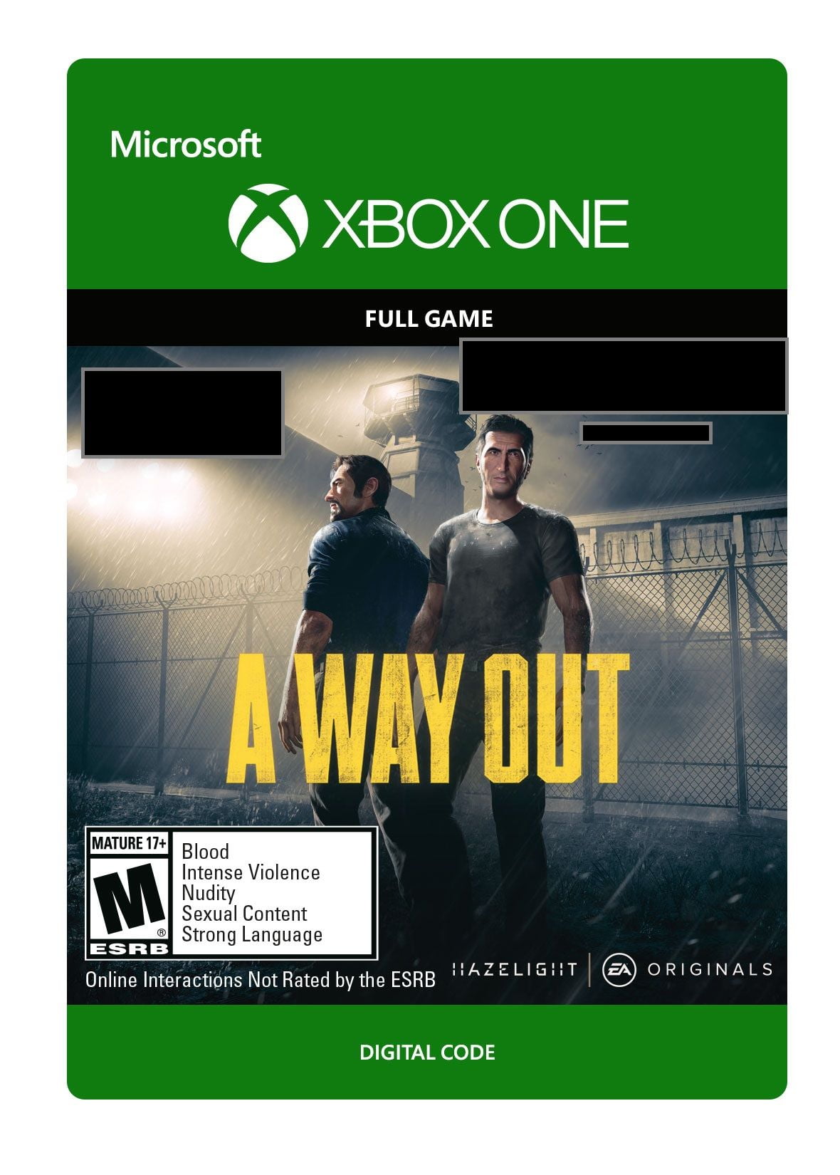  A Way Out - PlayStation 4 : Electronic Arts: Movies & TV