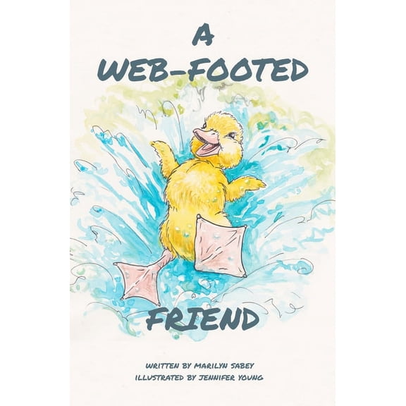 A Web-Footed Friend: Black and White Edition, (Paperback)