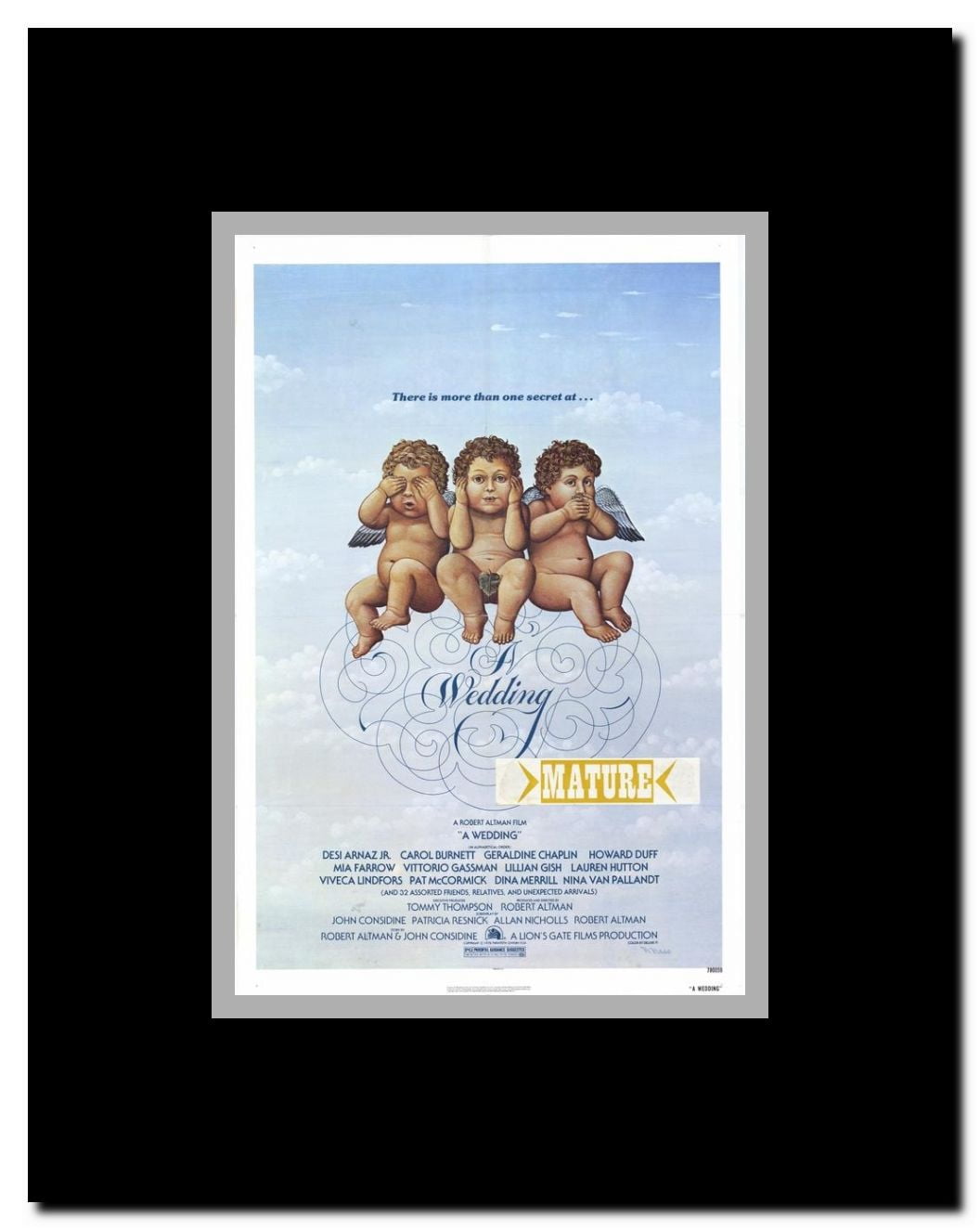 A Wedding Framed Movie Poster