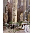thumbnail image 1 of A Wedding Jacobi Church Nuremberg Poster Print by Wilhelm Ritter, 1 of 2