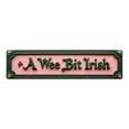 thumbnail image 1 of A Wee Bit Irish Tin Sign Vintage Metal Poster Living Room Bar Man Cave Home Wall Art Decor 4x16inch, 1 of 7