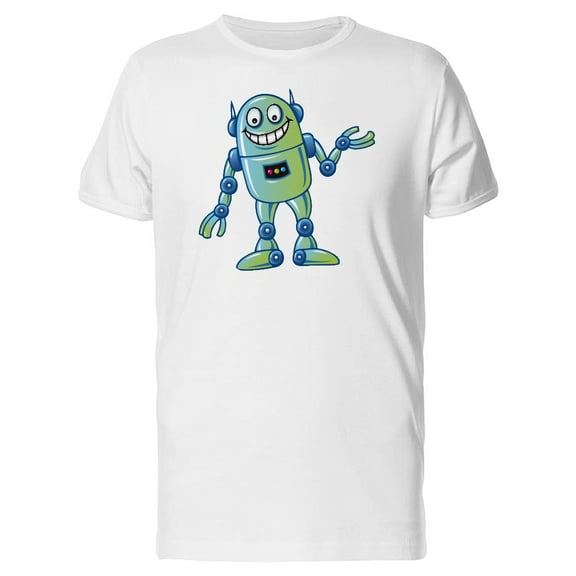 A Welcoming Robot T-Shirt Men -Image by Shutterstock, Male x-Large