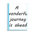 thumbnail image 1 of A Wenderful Journey Is Ahead Book Sheet Protectors Portfolio Binder Folder, 1 of 3