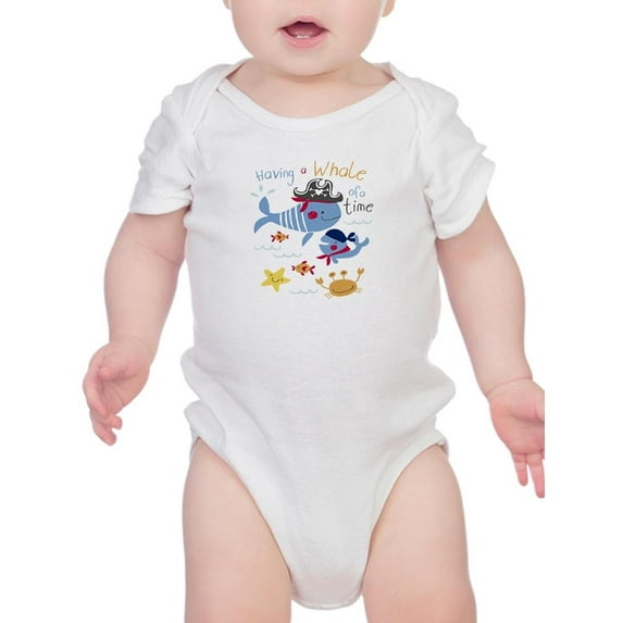 A Whale Of A Pirate Time Bodysuit Infant -Image by Shutterstock, 18 Months