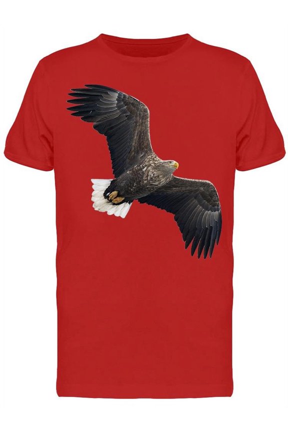 A White Tail Eagle In Flight T-Shirt Men -Image by Shutterstock, Male Large