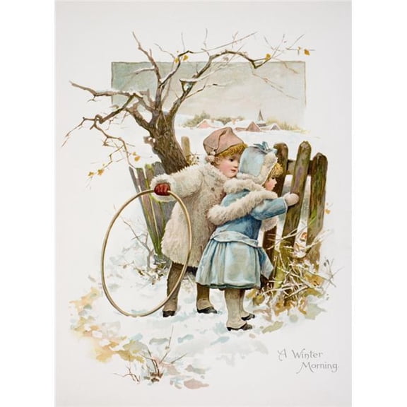 A Winter Morning Poster Print, Large - 24 x 32