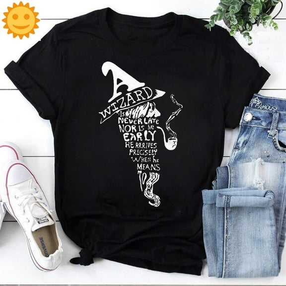 A Wizard Is Never Late Nor Is He Early He Arrives Precisely When He Means To Vintage T-Shirt, LOTR Shirt, Gandalf Shirt, LOTR Lovers Shirt