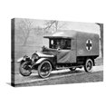 thumbnail image 1 of Art.com A Wolseley Ambulance Presented to the Birmingham Branch of the British Red Cross Society Stretched Canvas Print Wall Art, 24" x 16", 1 of 4