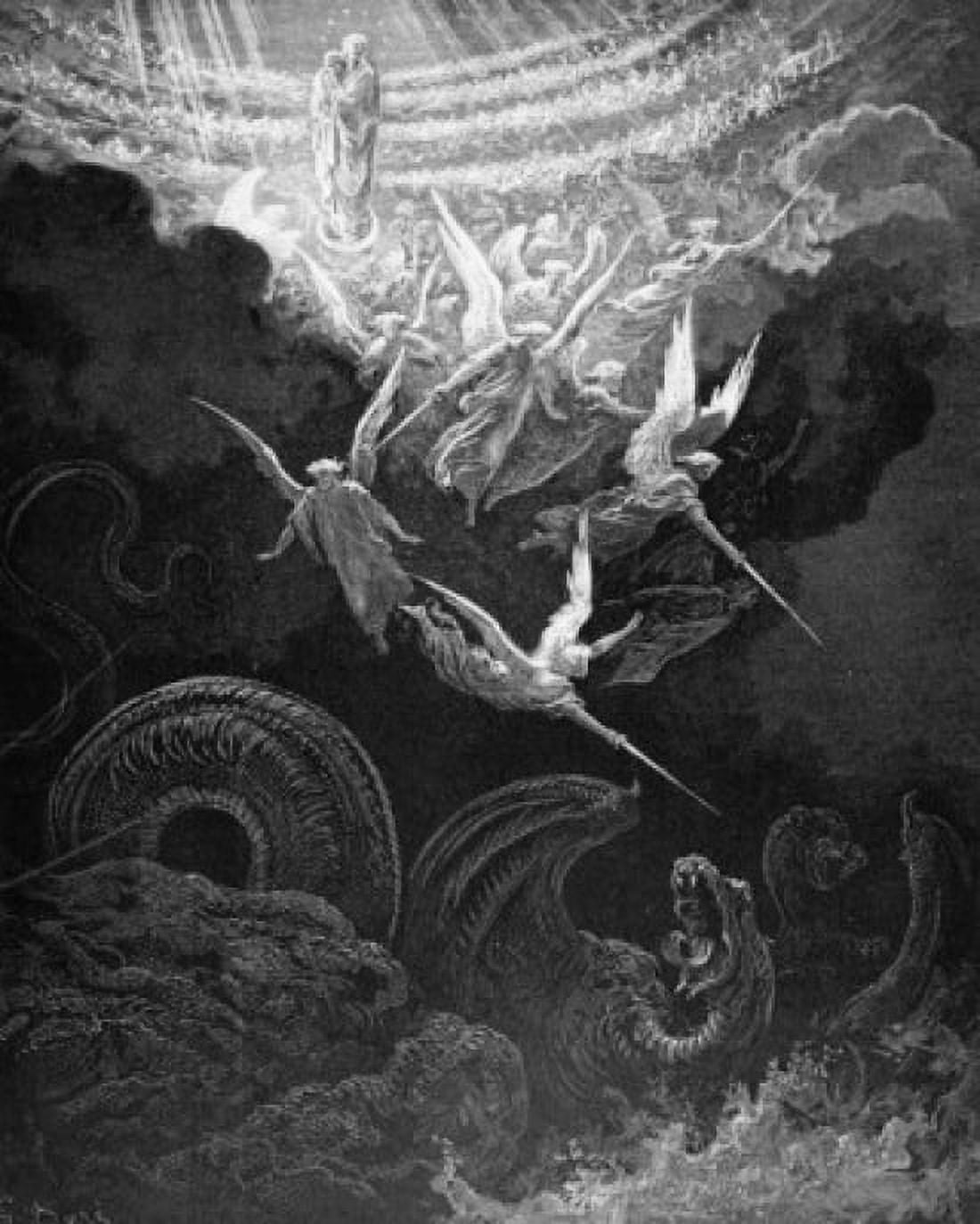 A Woman Clothed with the Sun Gustave Dore (1832-1883 French) Engraving Canvas Art - Gustave Dore (24 x 36)