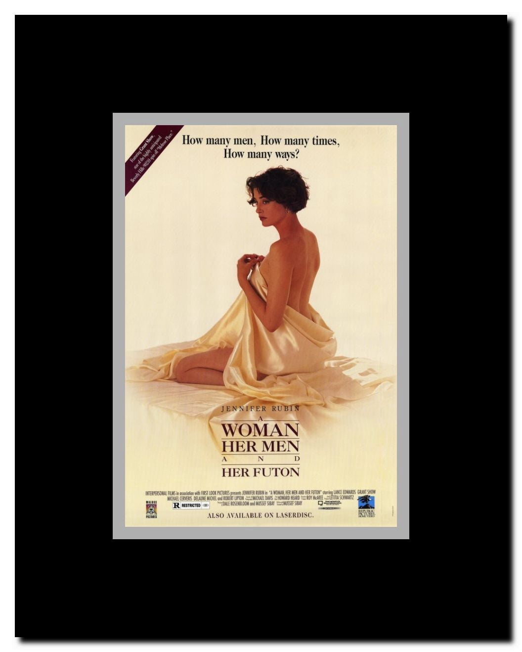 A Woman Her Men and Her Futon Framed Movie Poster