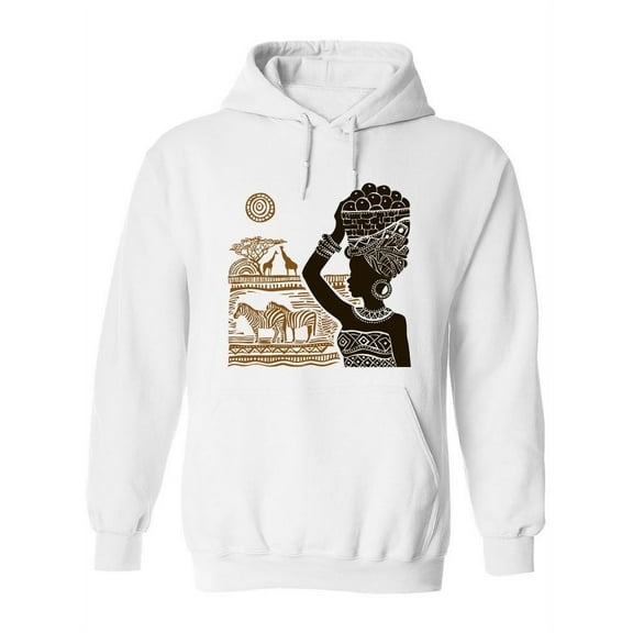 A Woman In The Savanna Hoodie Women -Image by Shutterstock, Female Small
