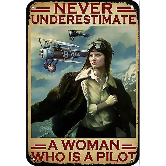 A Woman Is A Pilot Jigsaw Puzzles 70 Piece For Adults - Pilot War Wooden Puzzle Fun Games Stress Relief Toys For Home Decor Living Room Decor