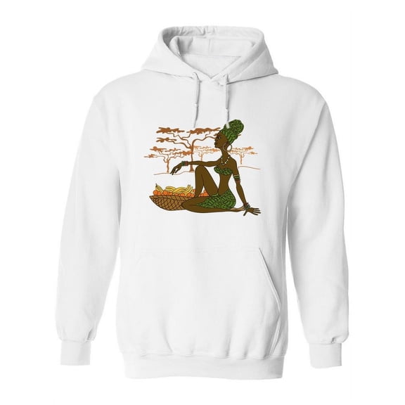 A Woman Sitting On The Floor Hoodie Women -Image by Shutterstock, Female XX-Large