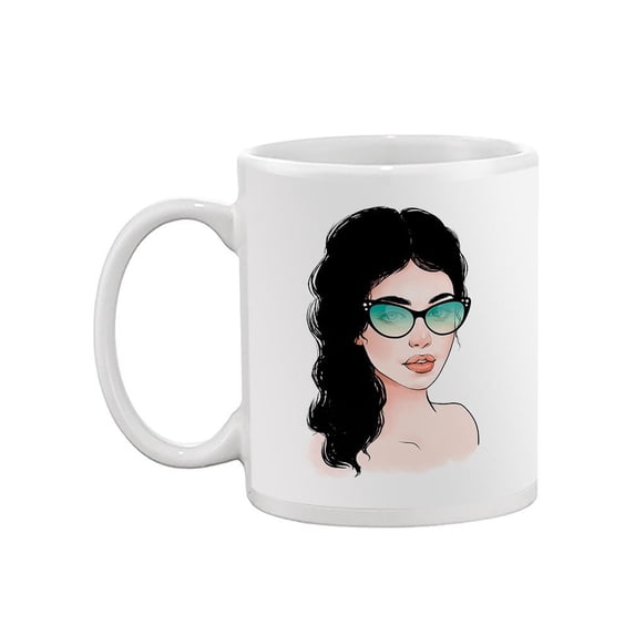 A Woman Wearing Glasses Mug -Image by Shutterstock,