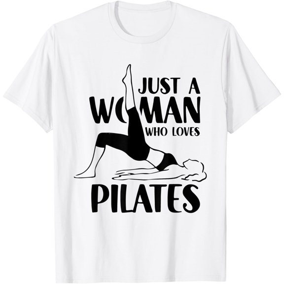 A Woman Who Loves Pilates Training Fitness Workout T-Shirt Size S-5XL