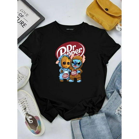 A Woman Who Works At Dr Pepper Is A Woman of Taste Funny Quote Unisex tee V50164, for men & women, up to size 5XL