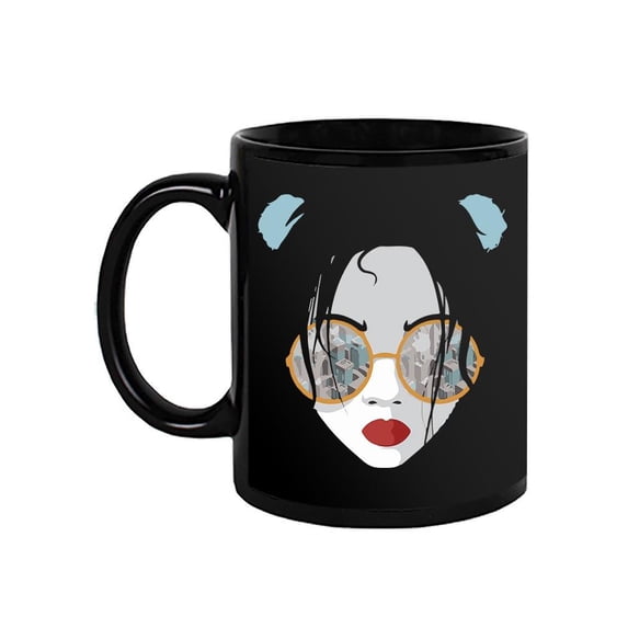 A Woman With Sunglasses Mug - SPIdeals Designs,