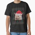 thumbnail image 1 of A Woman Yelling At A Cat An Funny Christmas Sweater A Funny Memes G14246 Unisex T-Shirt, Up to Size 5XL, 1 of 2