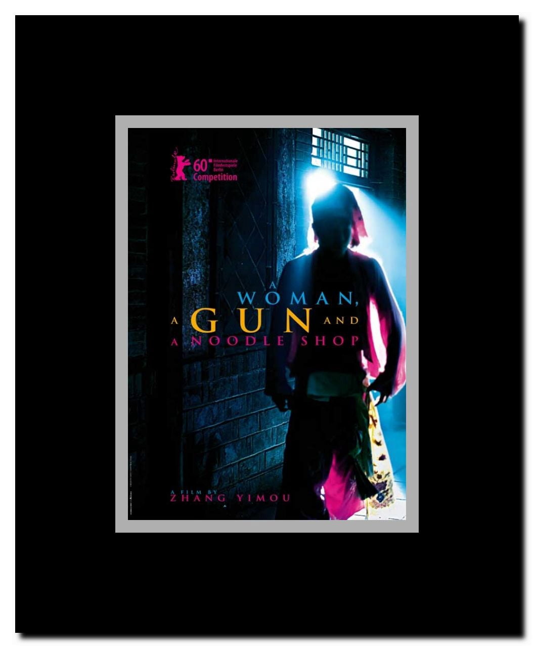 A Woman a Gun and a Noodle Shop Framed Movie Poster