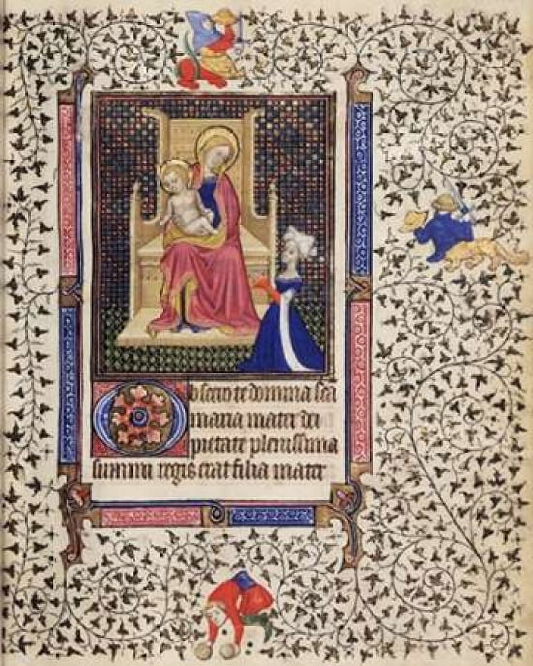 A Woman in Prayer before the Virgin and Child Canvas Art - Unknown (24 x 30)