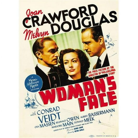 A Woman's Face Movie Poster (11 x 17)