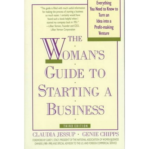 Pre-Owned A Woman's Guide to Starting a Business: Third Edition (Paperback) 0805011404 9780805011401