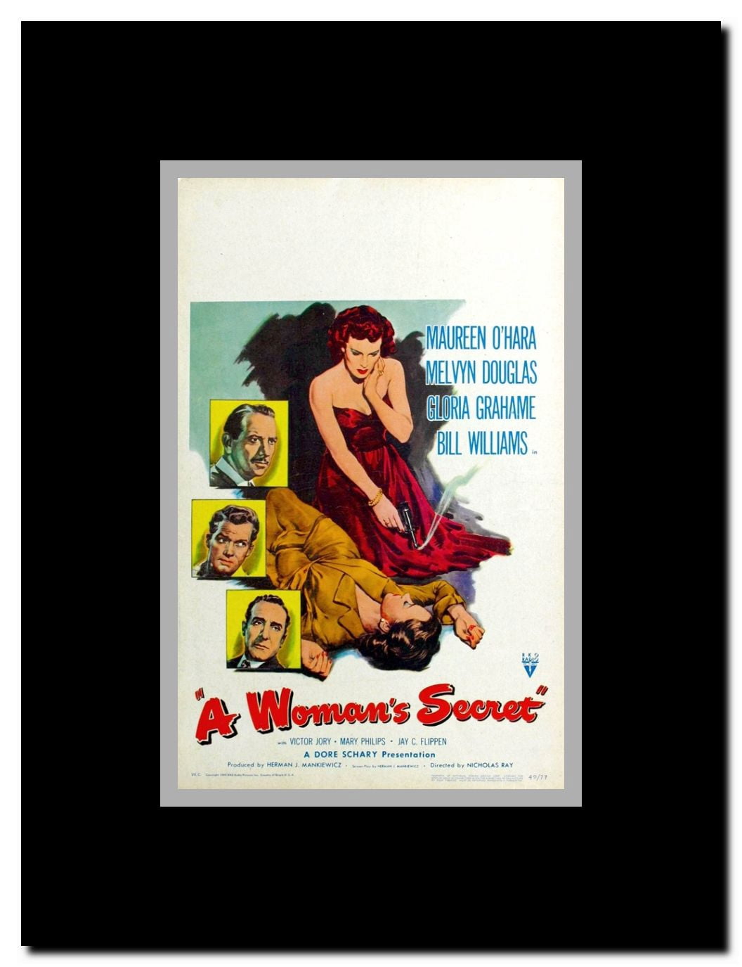 A Woman's Secret Framed Movie Poster