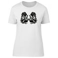 thumbnail image 1 of A Women Silhouette Cool Design T-Shirt Women -Image by Shutterstock, Female Medium, 1 of 2