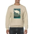thumbnail image 1 of A Wood Ibis Sweatshirt Men -John James Audubon Designs, Male 3X-Large, 1 of 4