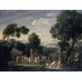 thumbnail image 1 of A Wooded Italianate Landscape with Dancing Nymphs  , Hendrik Frans van Lint (1684-1763 Flemish) Poster Print (24 x 36), 1 of 1
