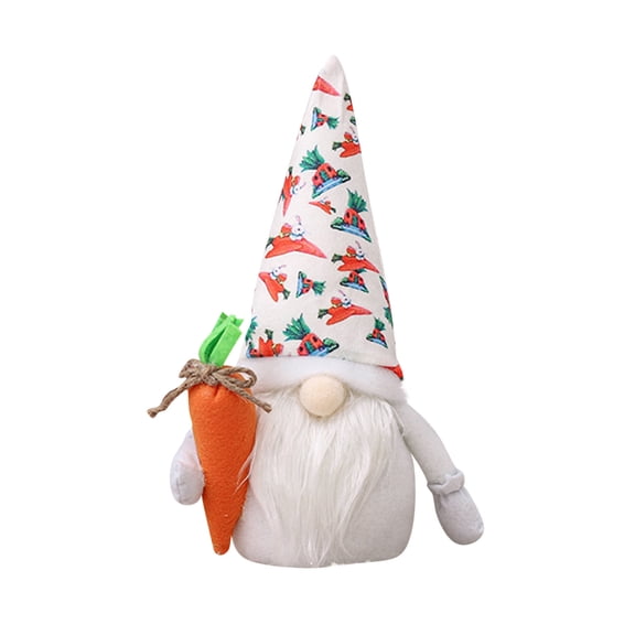 A Woolen Easter Bunny Doll Without Face For Festive Home Decor Cuddly Rabbit Ornament Soft Fabric