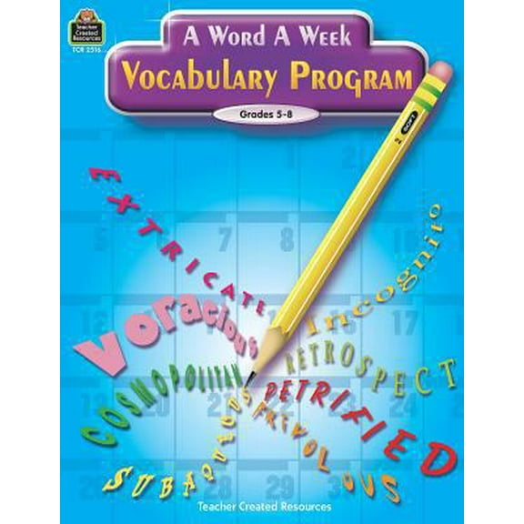 Pre-Owned A Word A Week Vocabulary Program (Paperback) 1576905160 9781576905166