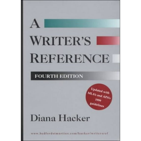 Pre-Owned A Writer's Reference: With MLA's and APA's 1999 Guidelines (Plastic Comb) 0312260377 9780312260378