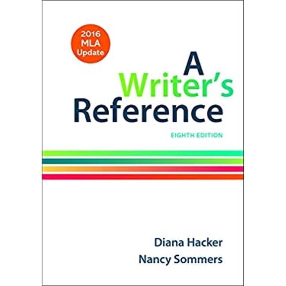 Pre-Owned A Writer's Reference with 2016 MLA Update (Other)