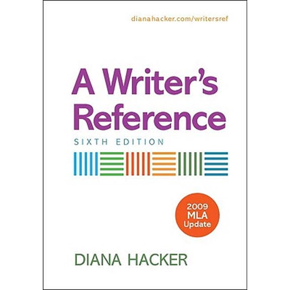 Pre-Owned A Writer's Reference with 2009 MLA Update (Plastic Comb) 0312593325 9780312593322
