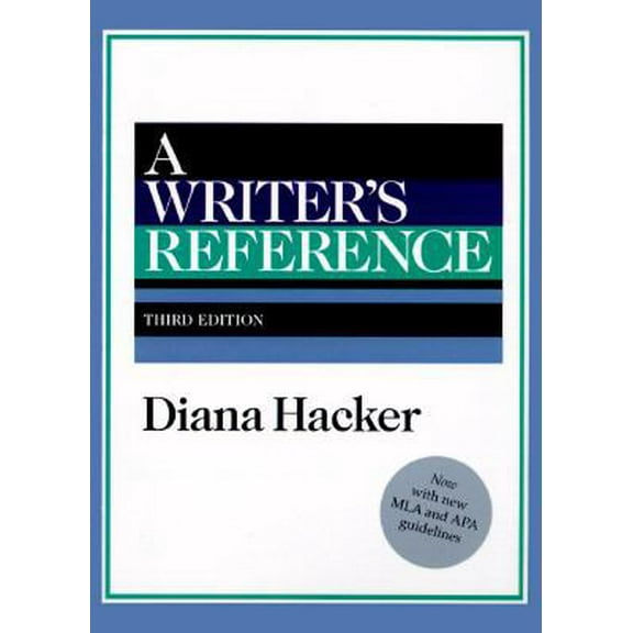Pre-Owned A Writer's Reference (Paperback) 0312134177 9780312134174