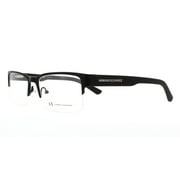 A|X ARMANI EXCHANGE Men's AX1014 Rectangular Prescription Eyewear Frames, Black/Demo Lens, 53 mm