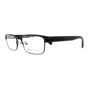 A|X ARMANI EXCHANGE Men's AX1017 Rectangular Prescription Eyewear Frames, Black/Demo Lens, 54 mm