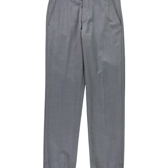 Armani Mens Heathered Dress Pants Slacks, Blue, 30W x 31L