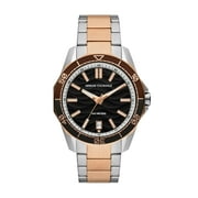 A|X Armani Exchange Mens Three-Hand Date Silver and Rose Gold Two-Tone Stainless Steel Bracelet Watch Model AX1962