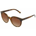 thumbnail image 1 of A|X Armani Exchange Women's AX4086S Round Sunglasses, Brown Havana/Black/Brown Gradient, 53 mm, 1 of 5