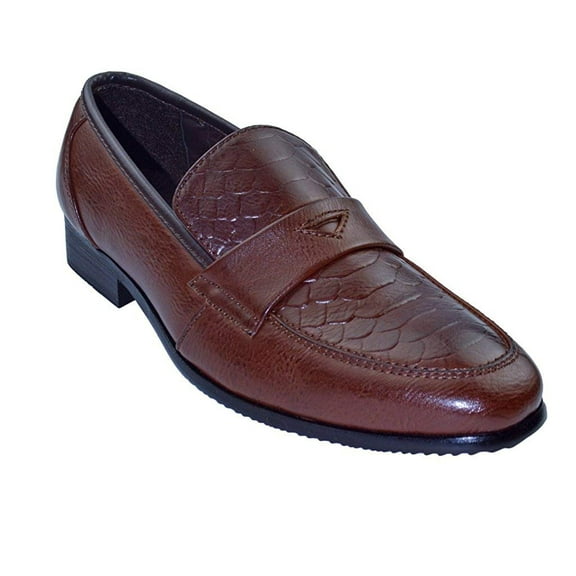 A.X.N.Y. Boy's SS4039 Penny Loafers - Brown - 13