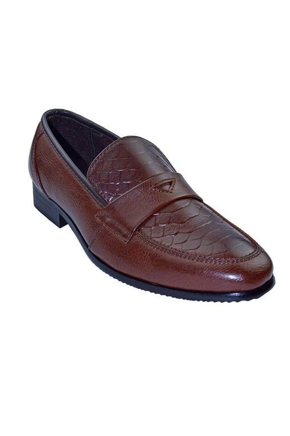 A.X.N.Y. Boy's SS4039 Penny Loafers - Brown - 13